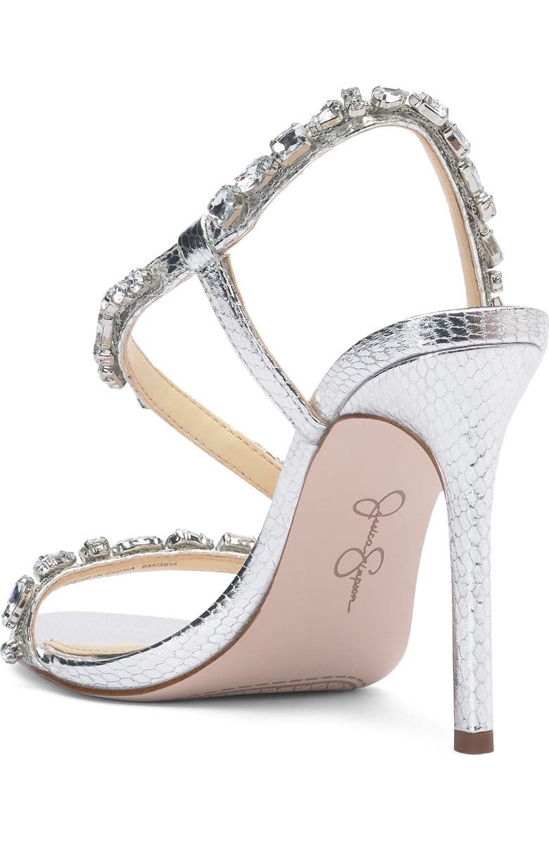 Jessica Simpson Jaycin Sandal, Alternate, color, Silver/ Clear Mtsnkp