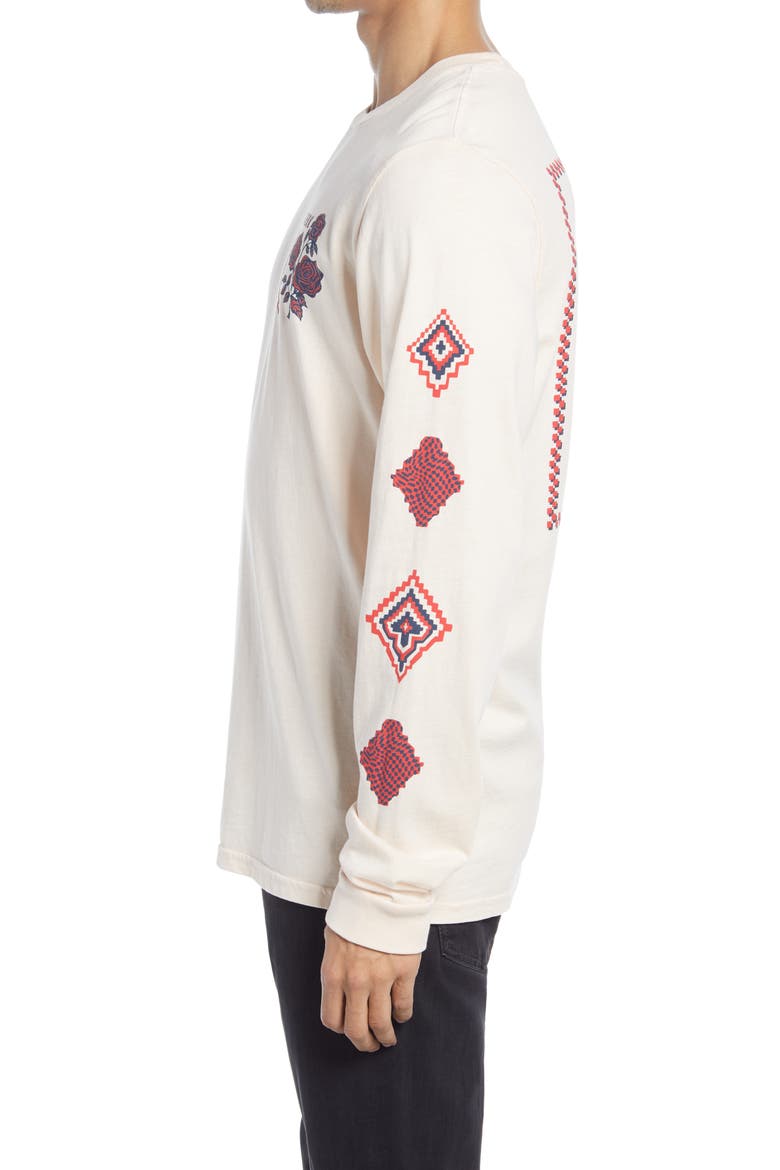 La Rosa Long Sleeve Graphic Tee, Alternate, color, FADED PINK