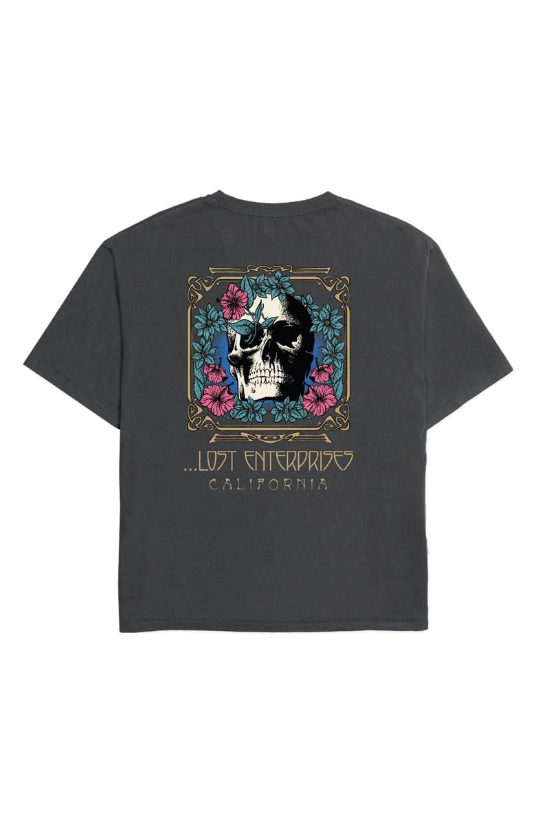 Lost Gratitude Boxy Heavyweight Graphic T-Shirt, Alternate, color, Vinage Black