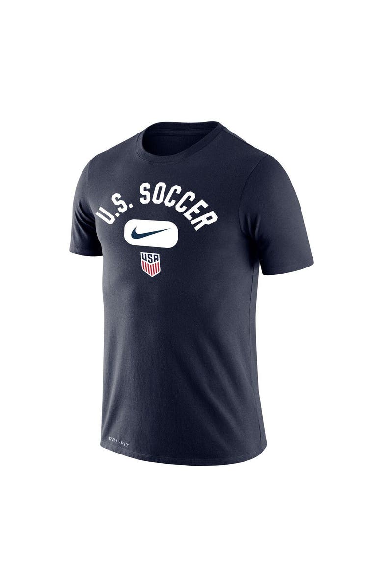 Nike Men's Nike Navy USMNT Lockup Legend Performance T-Shirt, Alternate, color,