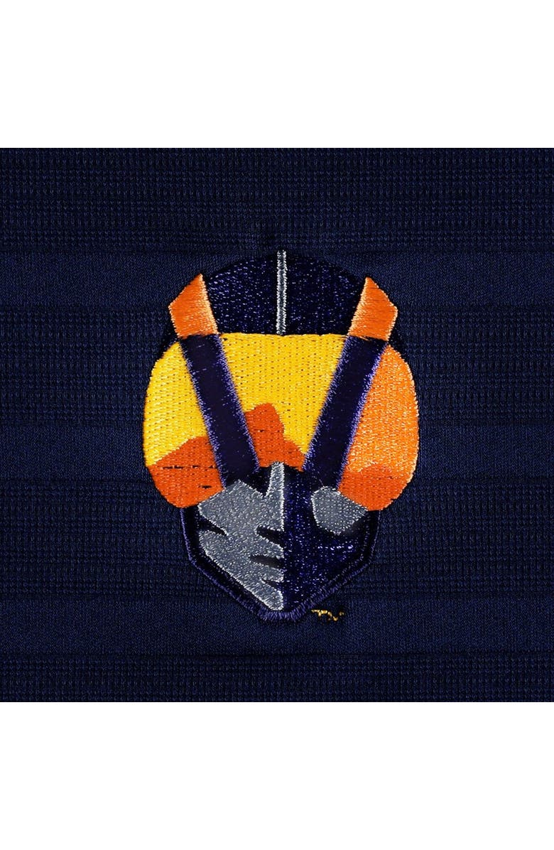 Champion Men's Champion Navy Las Vegas Aviators Textured Solid Polo, Alternate, color, Navy