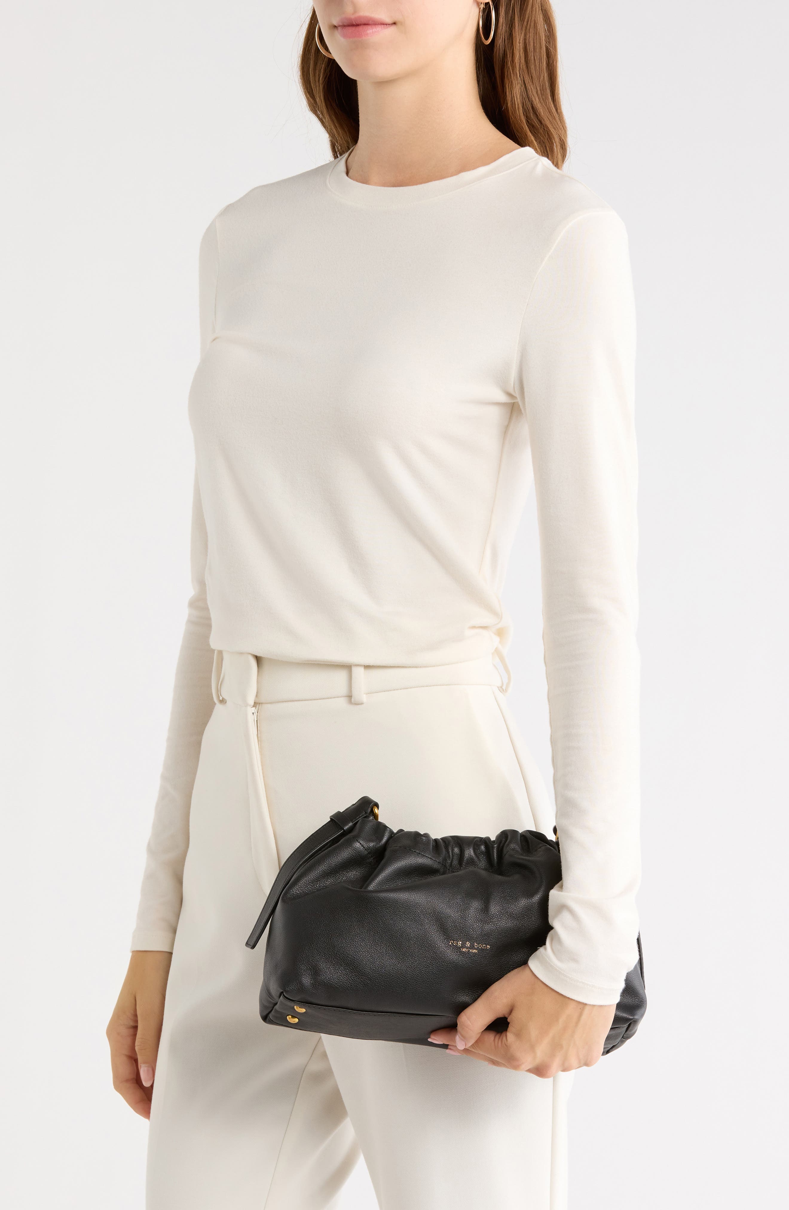 Ludlow Leather Crossbody Bag, Alternate, color, BLA