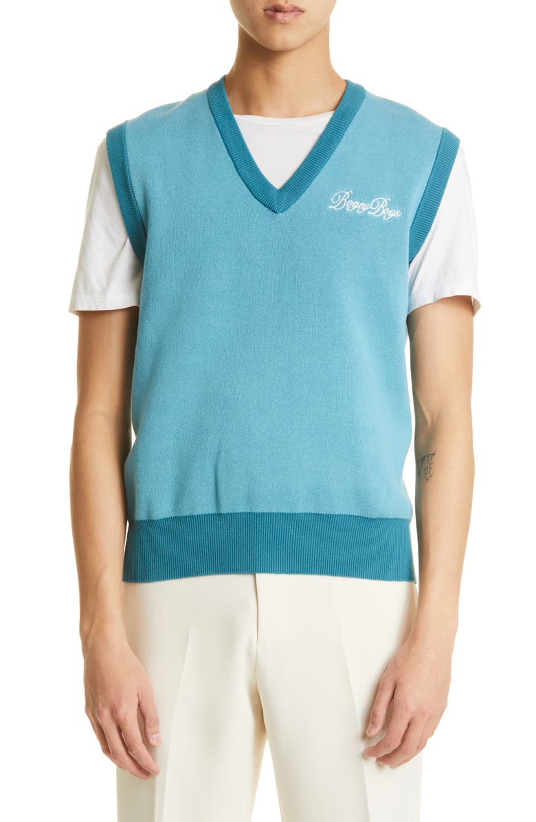 BOGEY BOYS V-Neck Sweater Vest, Main, color,