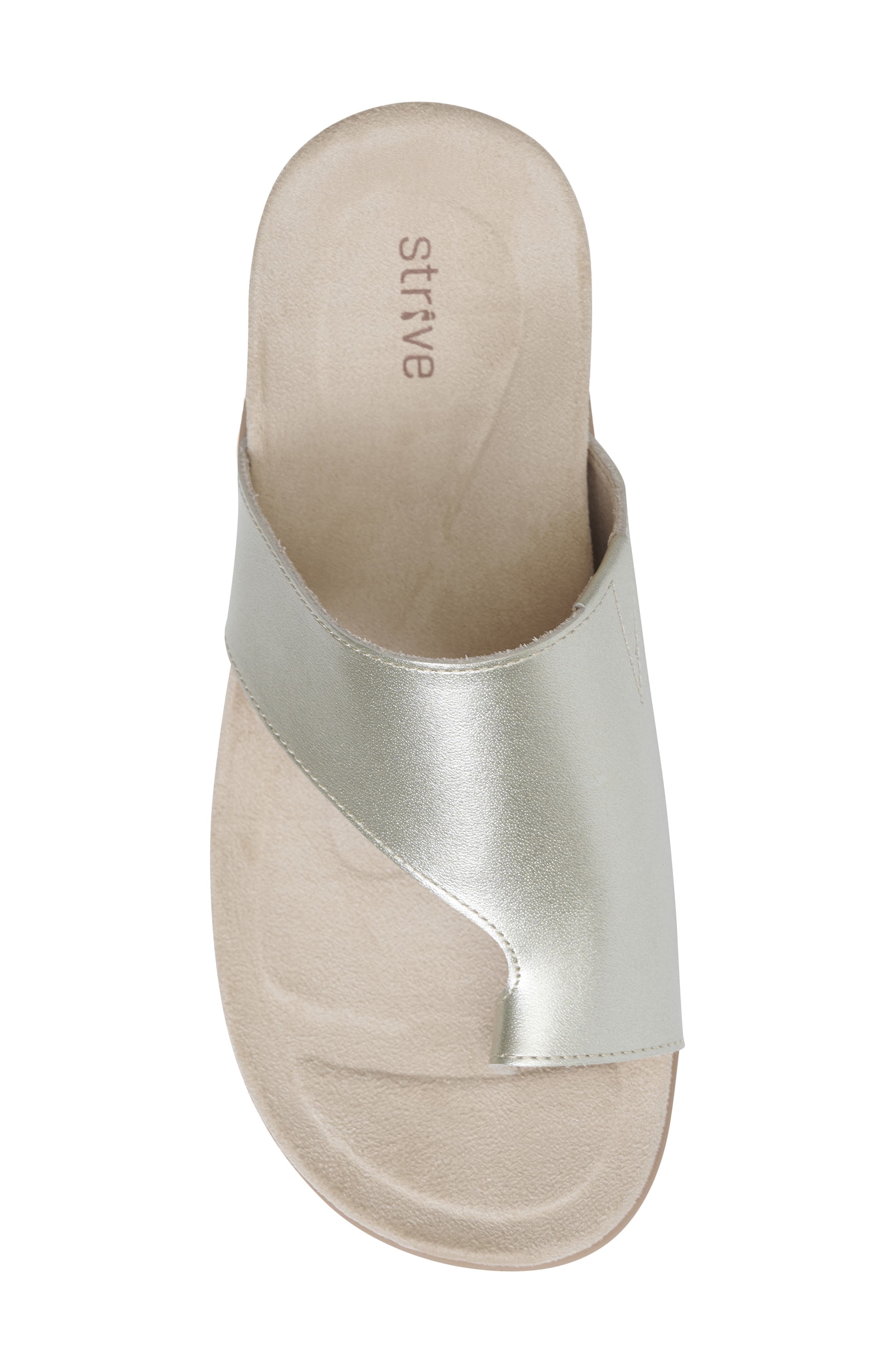 Capri IV Toe Loop Sandal, Alternate, color, GOLD
