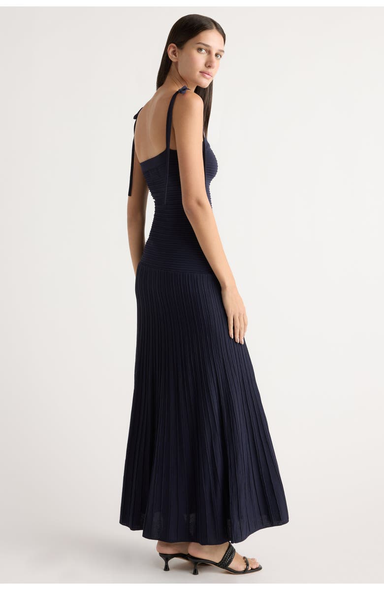 Modern Citizen Chan Ottoman-Knit Dress, Alternate, color, Navy