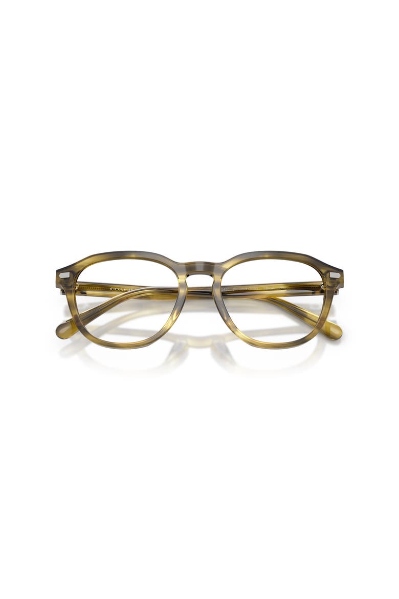 51mm Square optical glasses, Alternate, color, Green