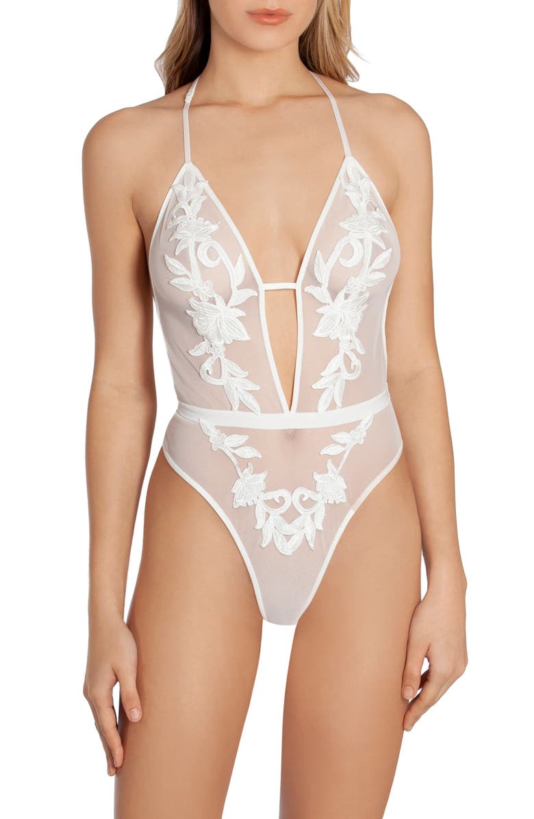 In Bloom by Jonquil Wildest Dreams Thong Teddy, Main, color,