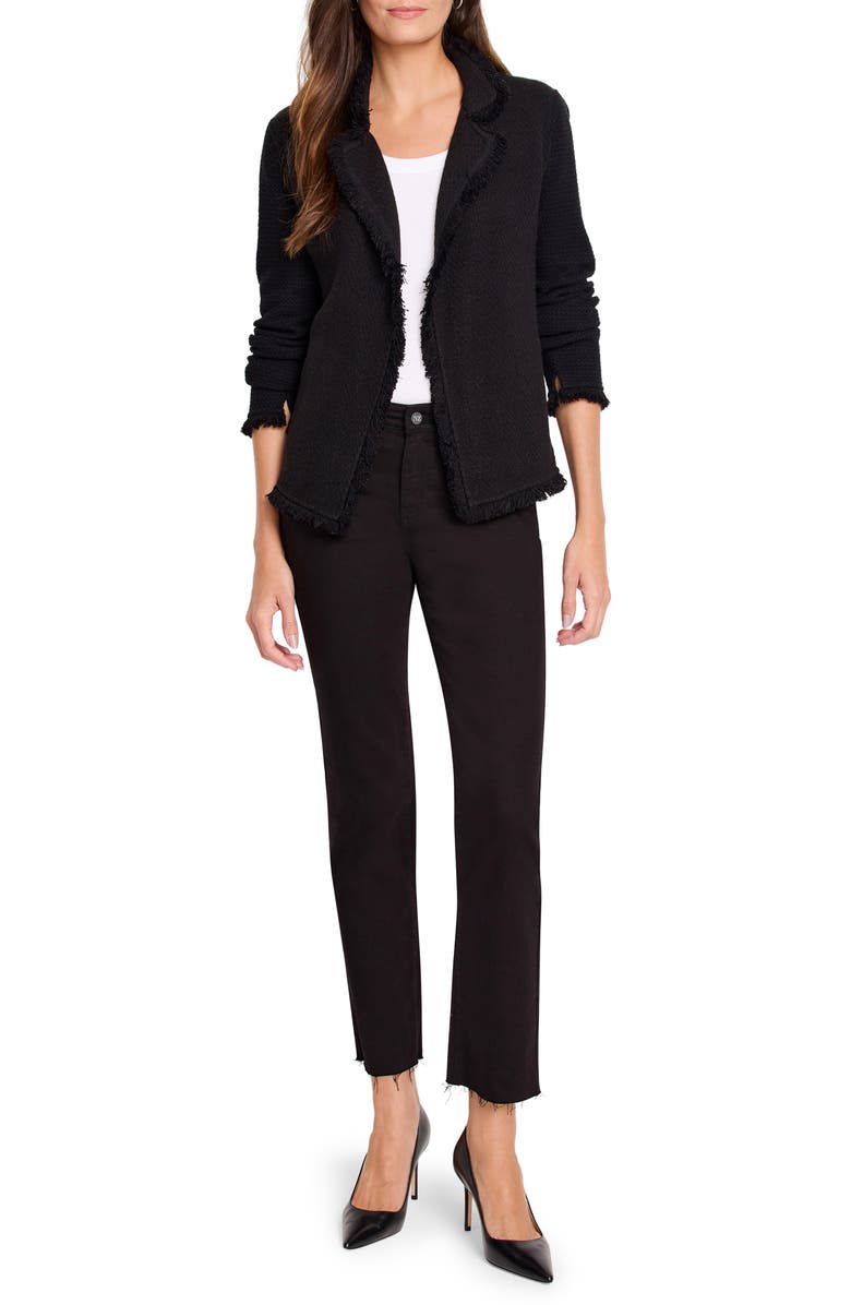 NIC+ZOE Fringe Knit Jacket, Alternate, color, 