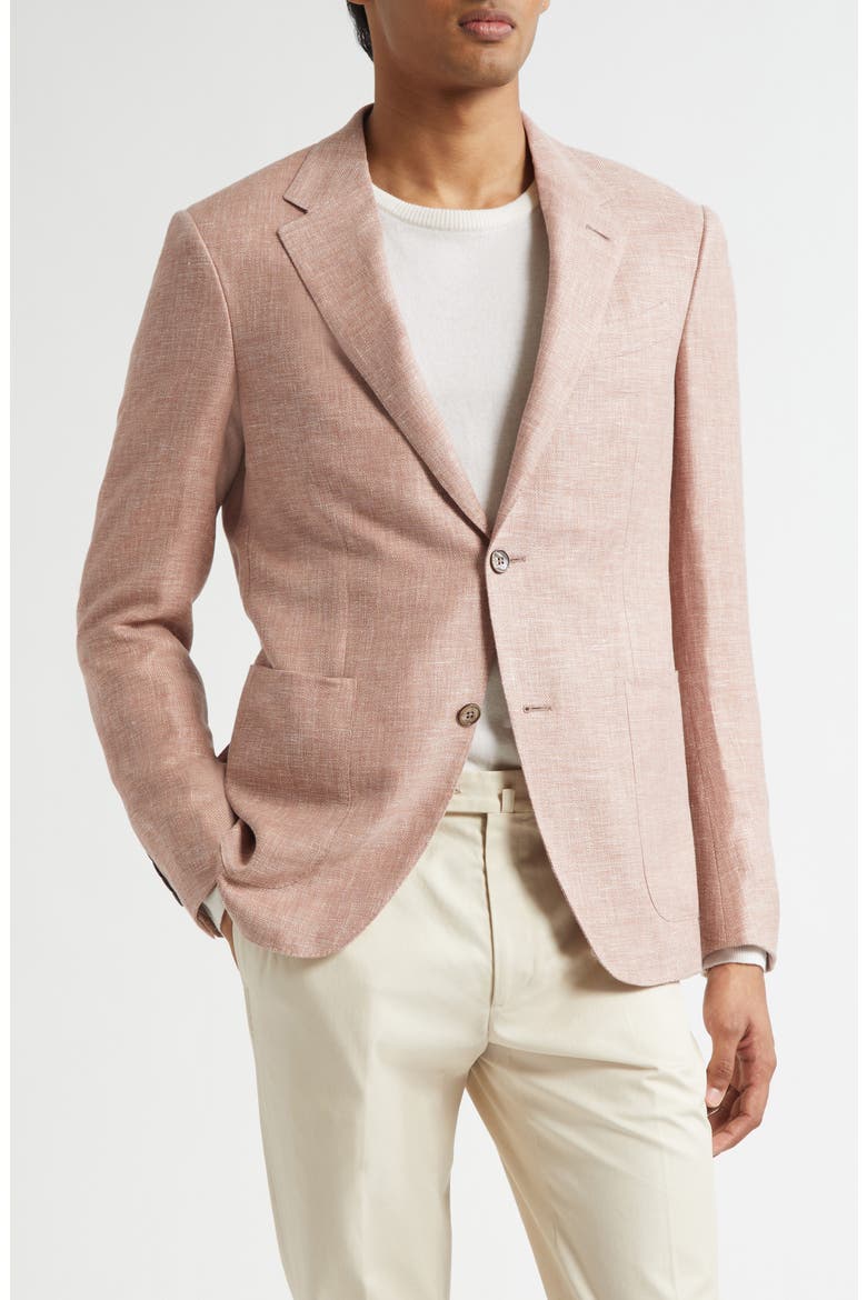 Crossover Linen, Wool & Silk Blend Sport Coat (Men) | Nordstrom