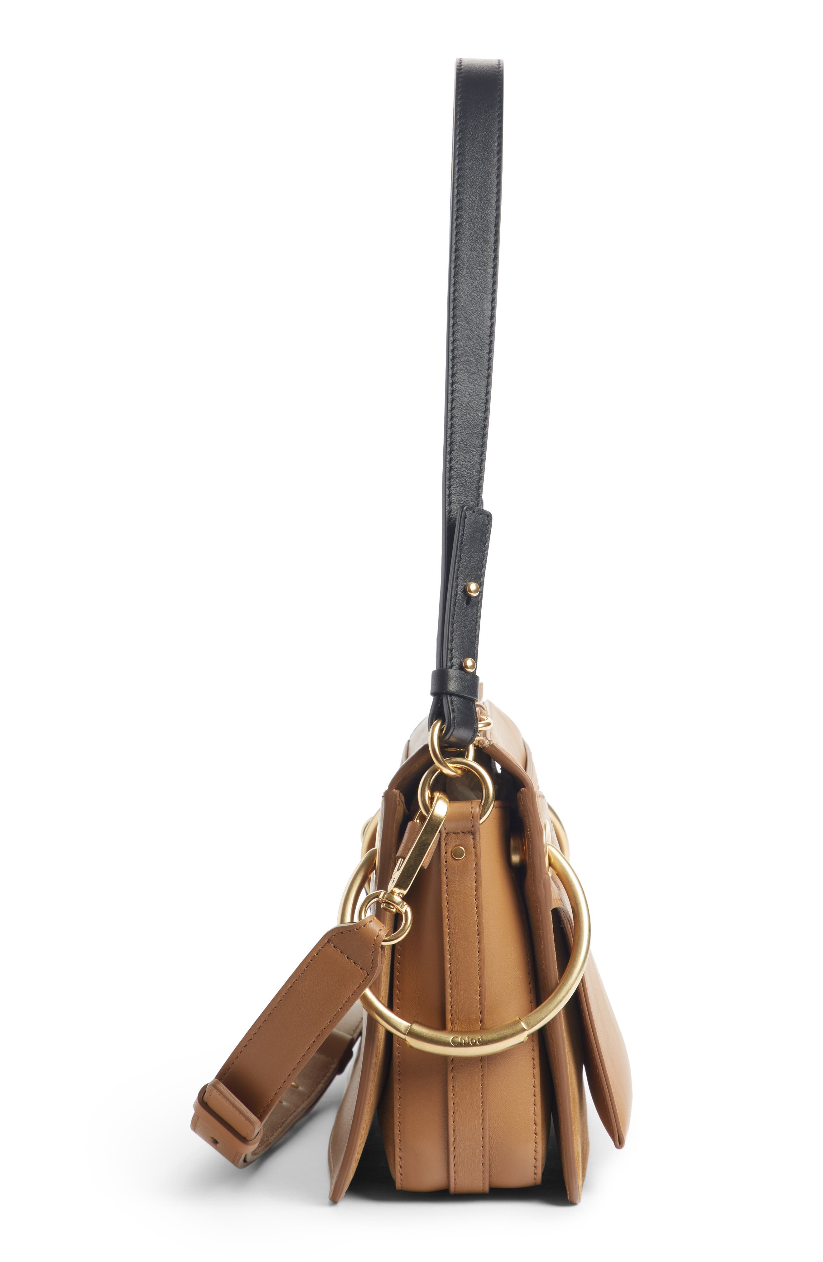 Chloé Small Roy Leather Shoulder Bag, Alternate, color, 