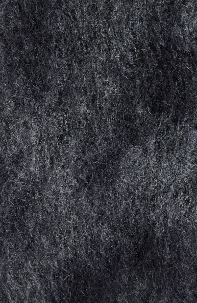 Isabel Marant Mylene Virgin Wool Blend Cardigan, Alternate, color, Anthracite