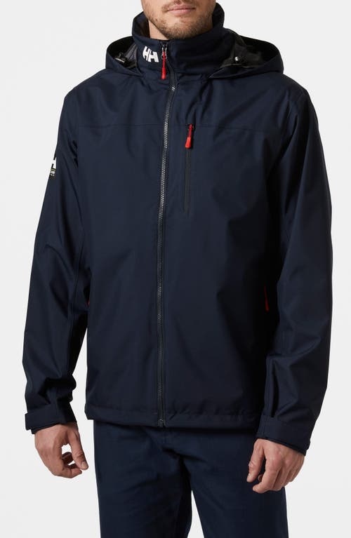 Helly Hansen Crew 2.0 Waterproof Hooded Sailing Jacket in Navy 