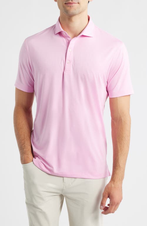 Johnnie-o Birdie Classic Fit Performance Polo In Pink