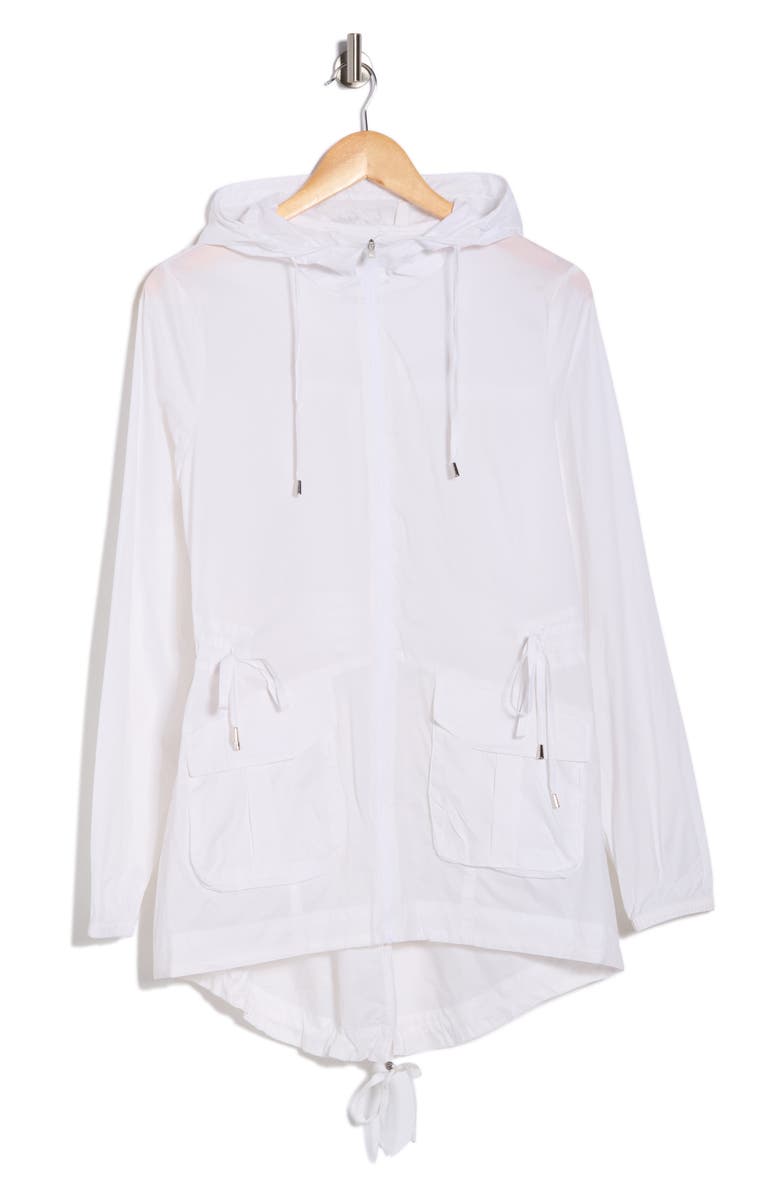 Sam Edelman Transparent Anorak, Alternate, color, White