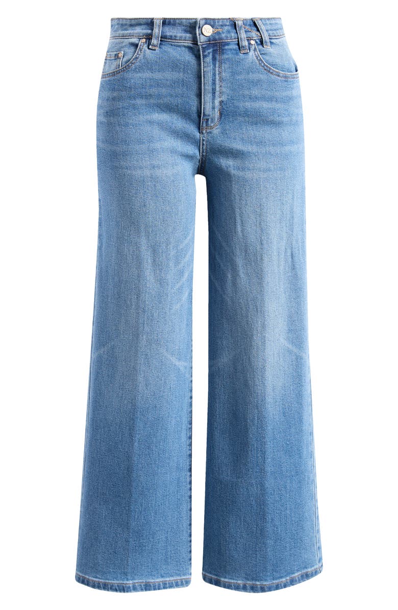 NIC+ZOE Weekend Wide Leg Jeans, Alternate, color, Skyline