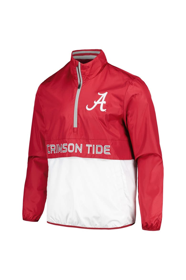 Men's G-III Sports by Carl Banks Crimson Alabama Crimson Tide Cornerman Half-Zip Top, Alternate, color, Crimson