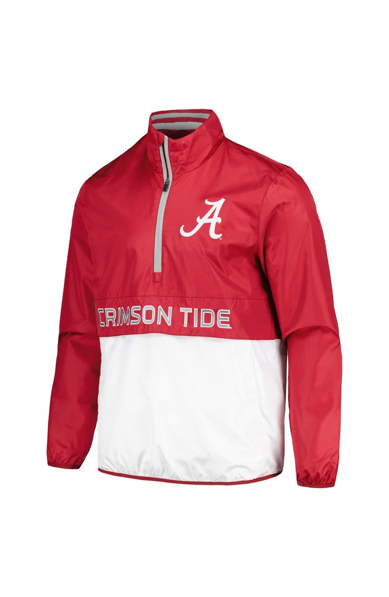 G-III SPORTS BY CARL BANKS Men's G-III Sports by Carl Banks Crimson Alabama Crimson Tide Cornerman Half-Zip Top, Alternate, color, Crimson