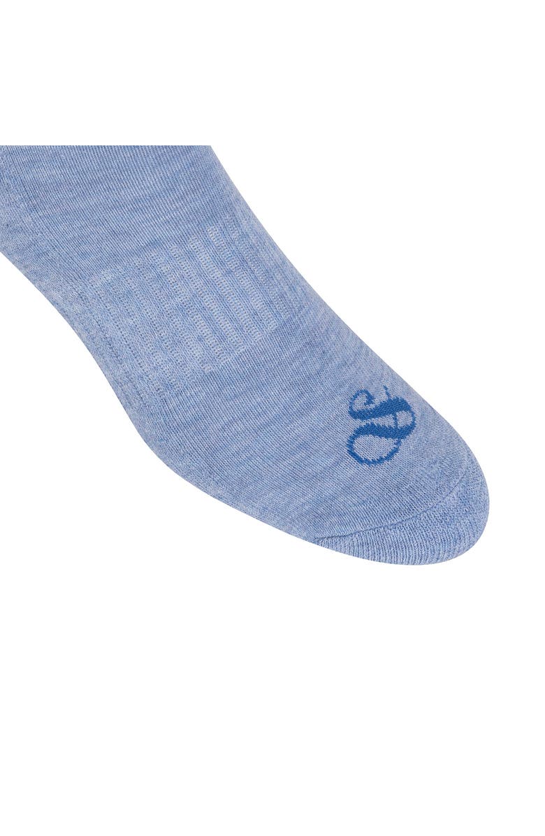 Scotch & Soda 6-Pack Half Terry High Quarter Crew Socks, Alternate, color, Blue