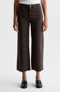 AG Saige Raw Hem Ankle Wide Leg Jeans
