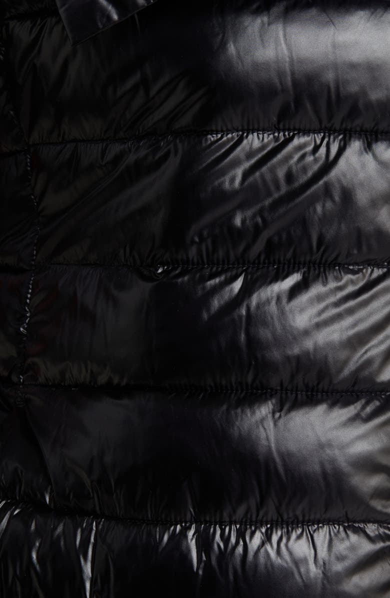 Via Spiga Asymmetric Belted Puffer Coat, Alternate, color, 