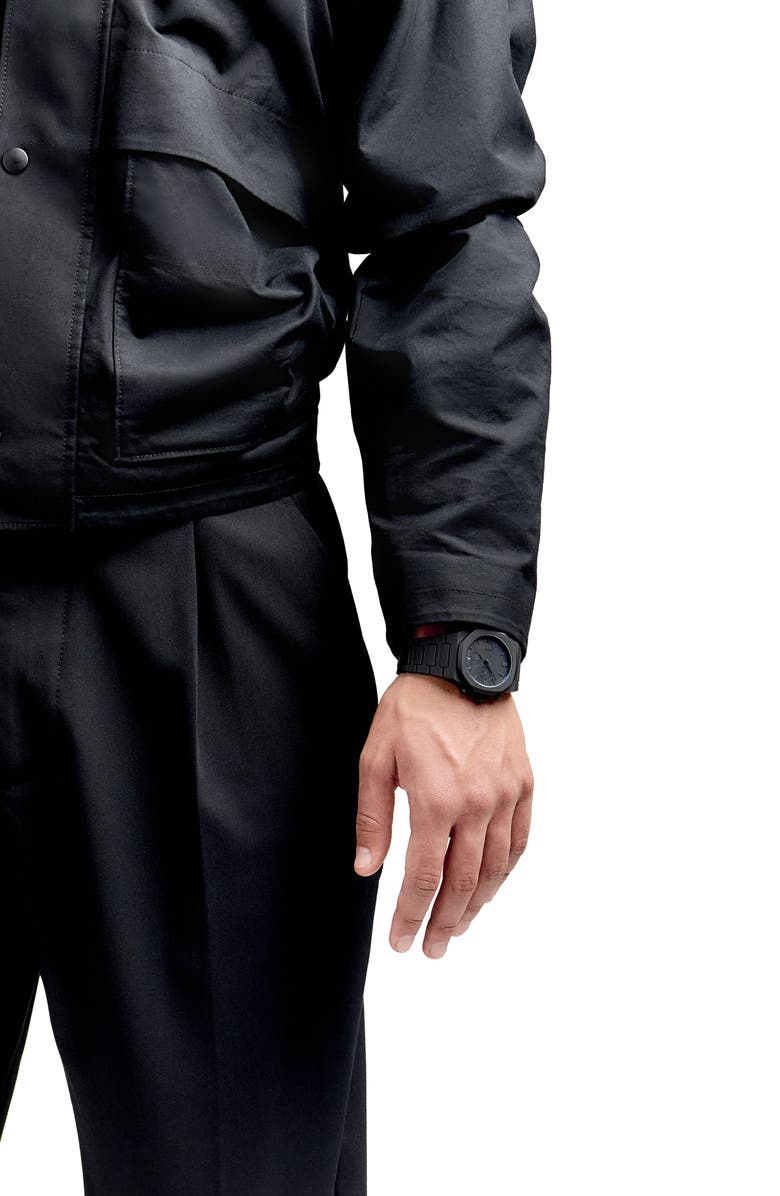 D1 Milano Shadow Polychrono Bracelet Watch, 40.5mm, Alternate, color, Black