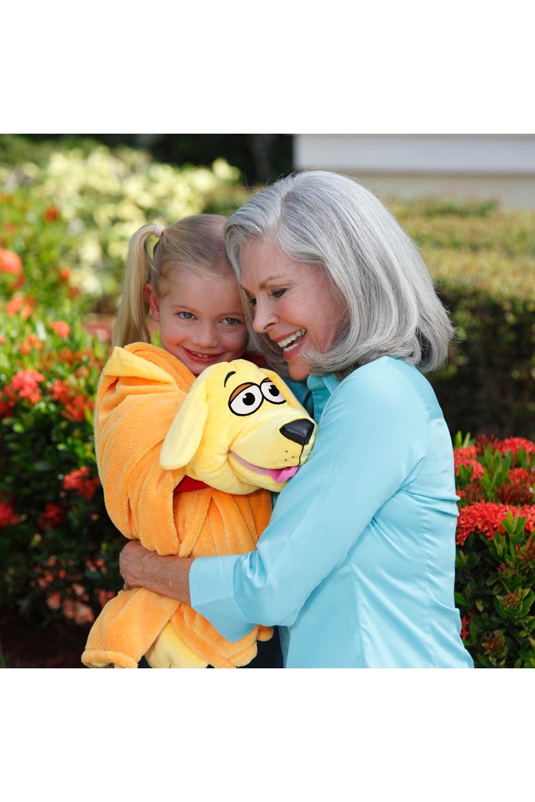 Dog 2 In 1 Plush Puppet and Blanket, Alternate, color, Multicolored