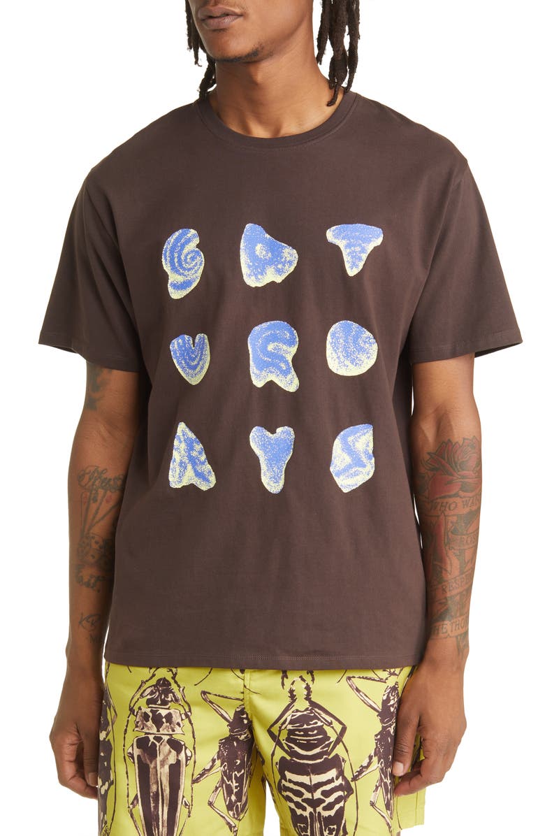Saturdays NYC Stone Forms Graphic Tee, Main, color,