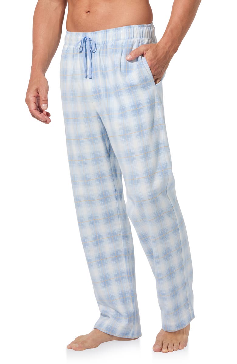 BedHead Pajamas Organic Cotton Pajama Pants, Alternate, color, Mountain Plaid