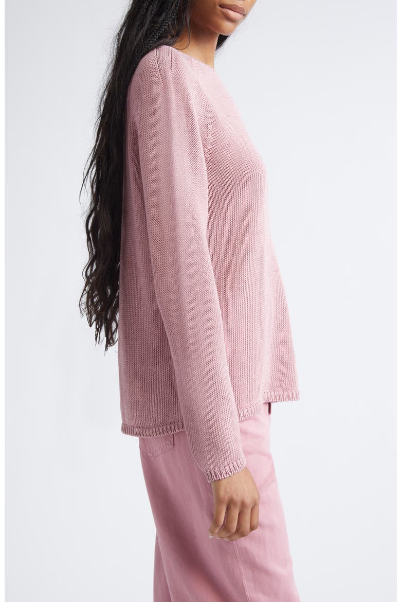 Giolino Linen Sweater, Alternate, color, ANTIQUE ROSE