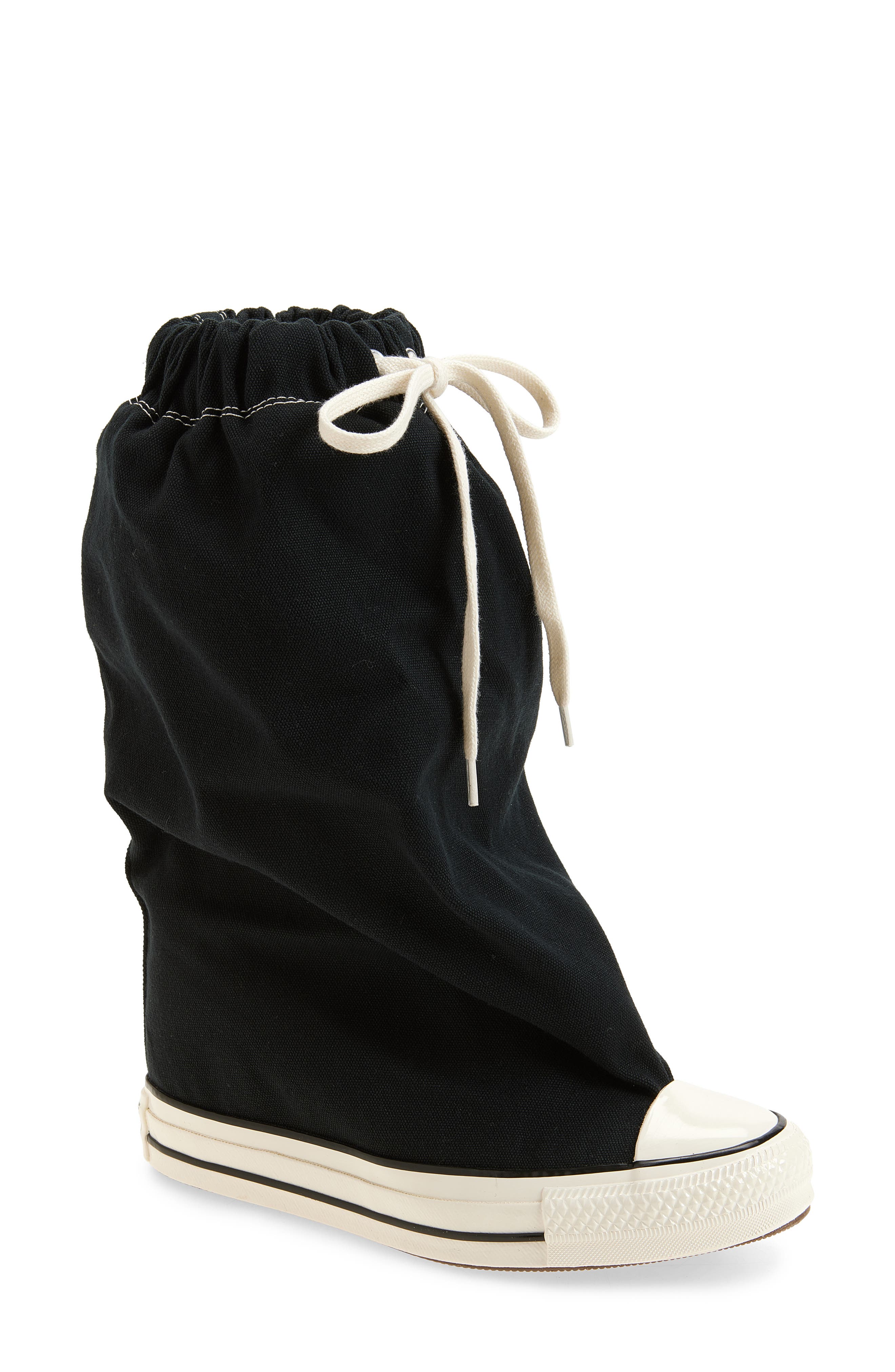 Vaquera x Converse Gender Inclusive Canvas Knee High Slouch Boot, Main, color, 