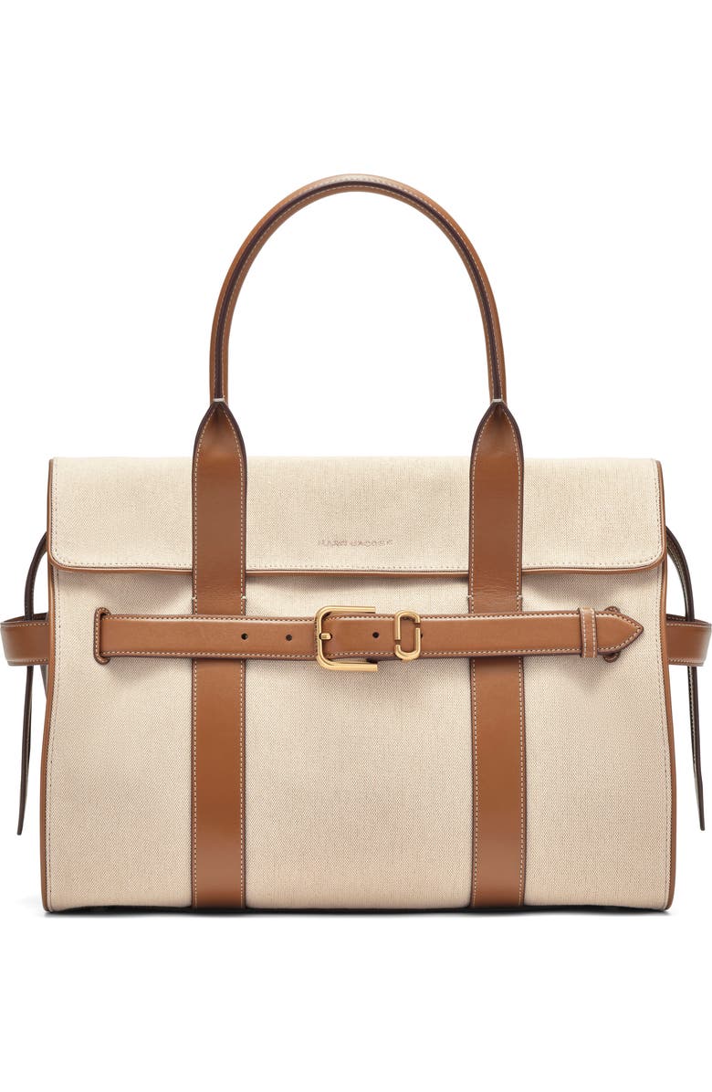 Marc Jacobs Dakota Canvas Tote, Main, color, Beige/Argan Oil