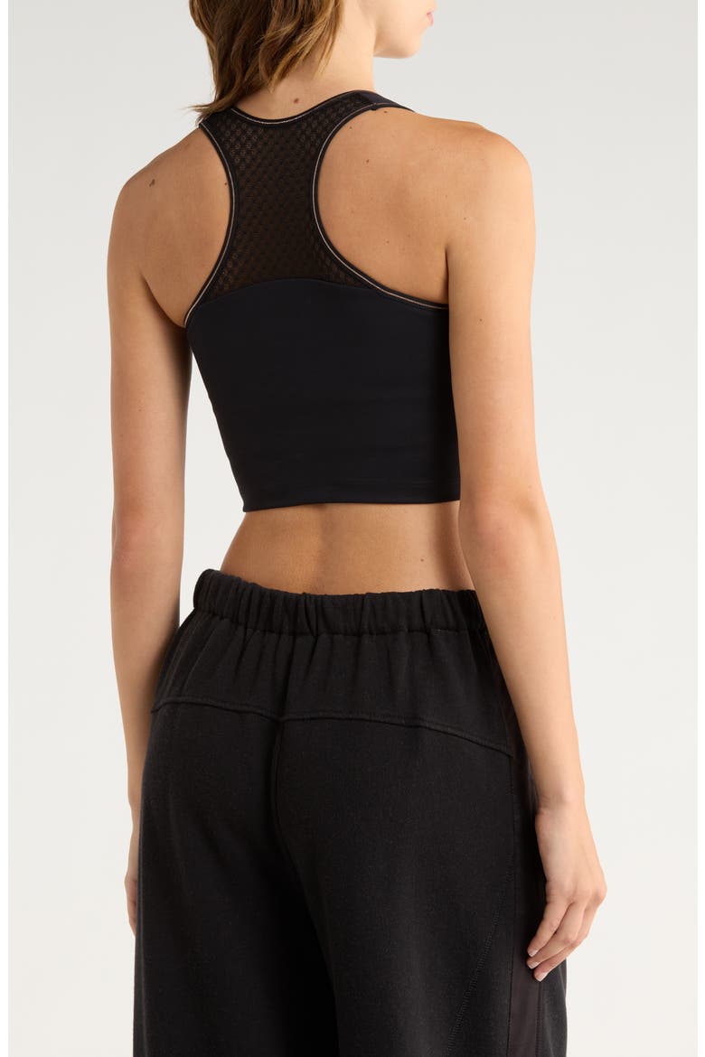 Harmony Crop Sports Tank, Alternate, color, BLACK