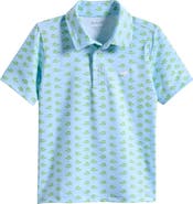 AMERICAN FIT Kids' Alligator Print Polo