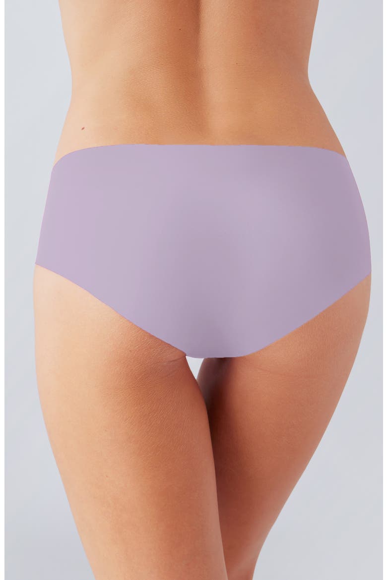 b.bare Hipster Panties, Alternate, color, LAVENDER GRAY