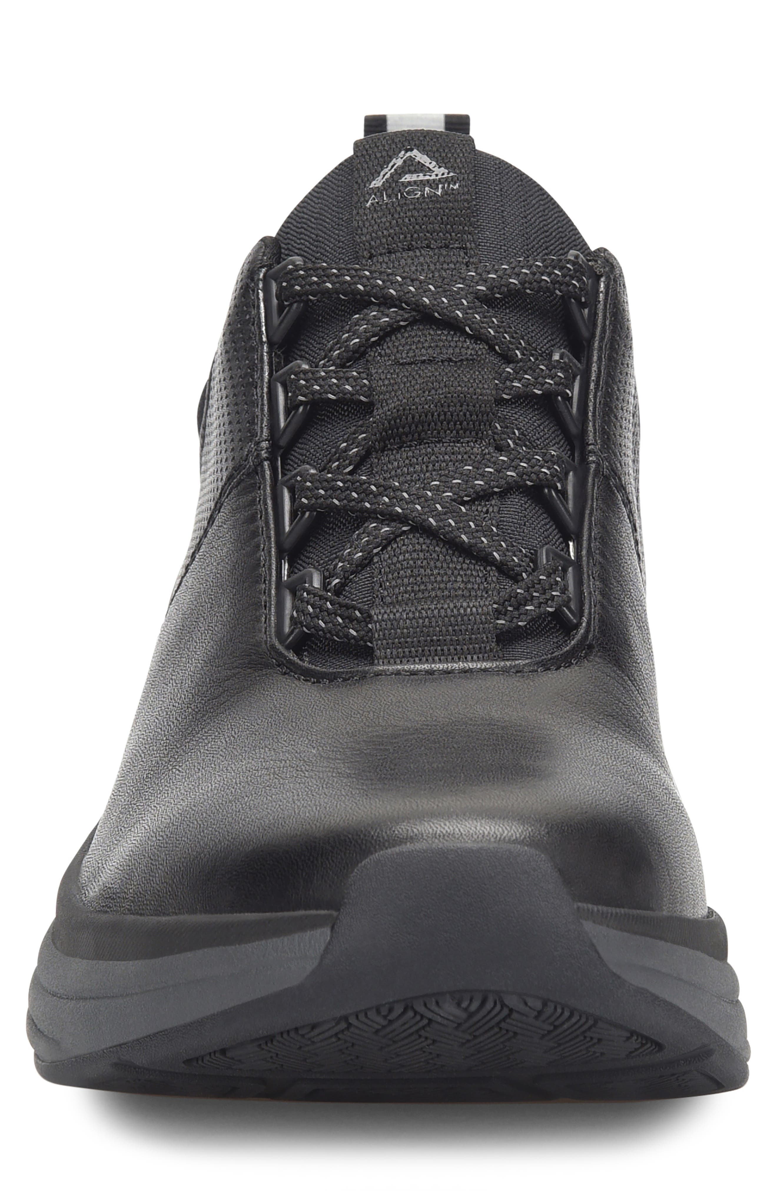 Align Tahoe Leather Sneaker - Wide Width Available, Alternate, color, Black