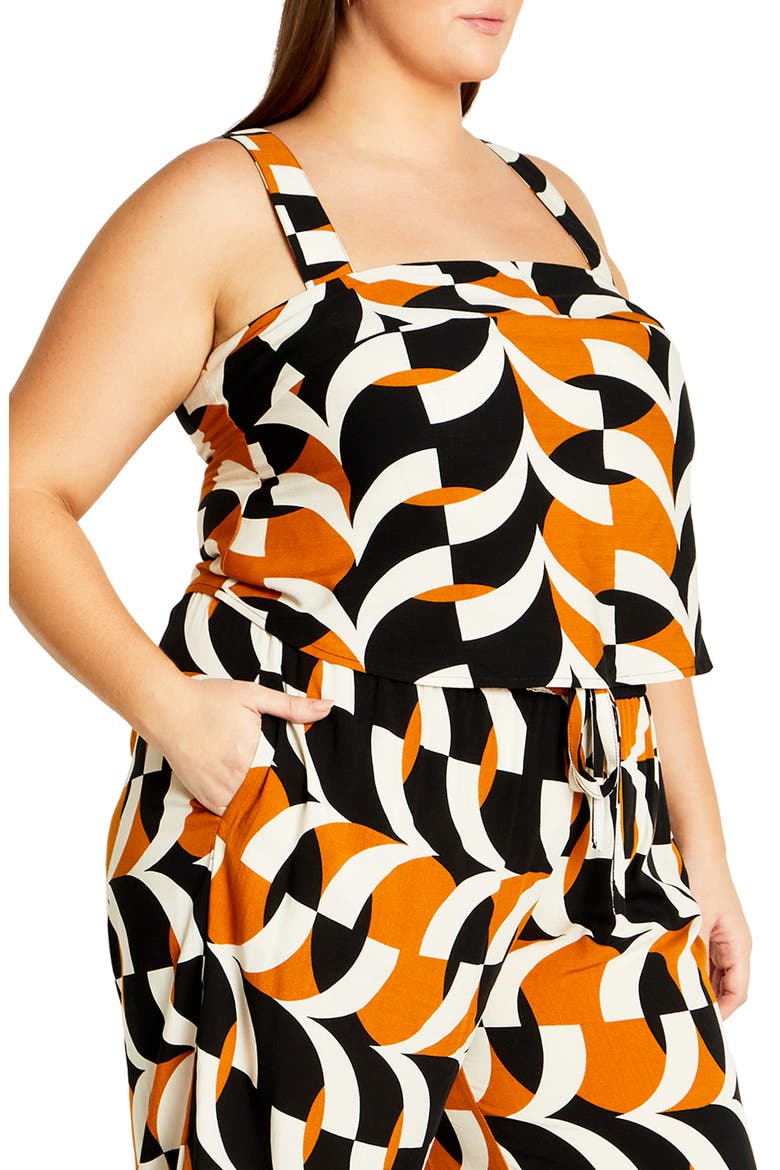 Mystic Top, Alternate, color, BLACK PRINT