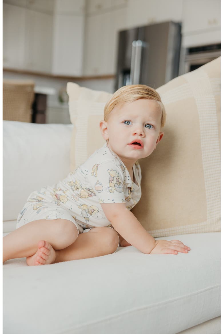 Hunny Winnie the Pooh Fitted Two-Piece Short Pajamas, Alternate, color, HUNNY