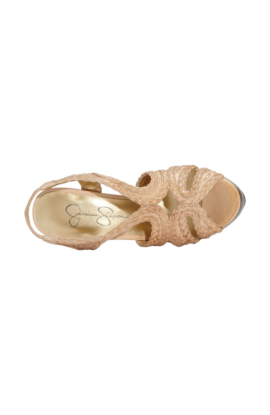 'Gift' Sandal, Alternate, color, NATURAL