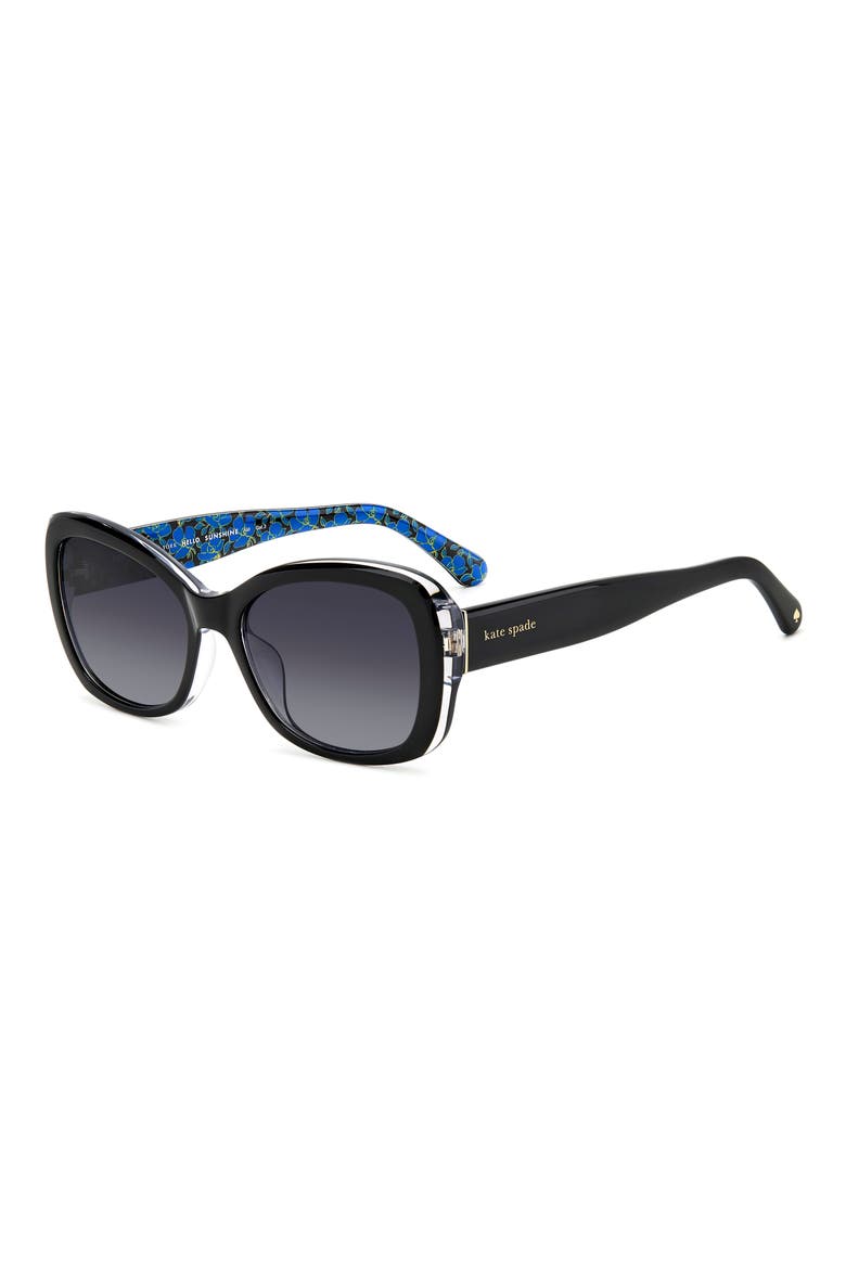 elowen 55mm gradient round sunglasses, Alternate, color, 0807-9O