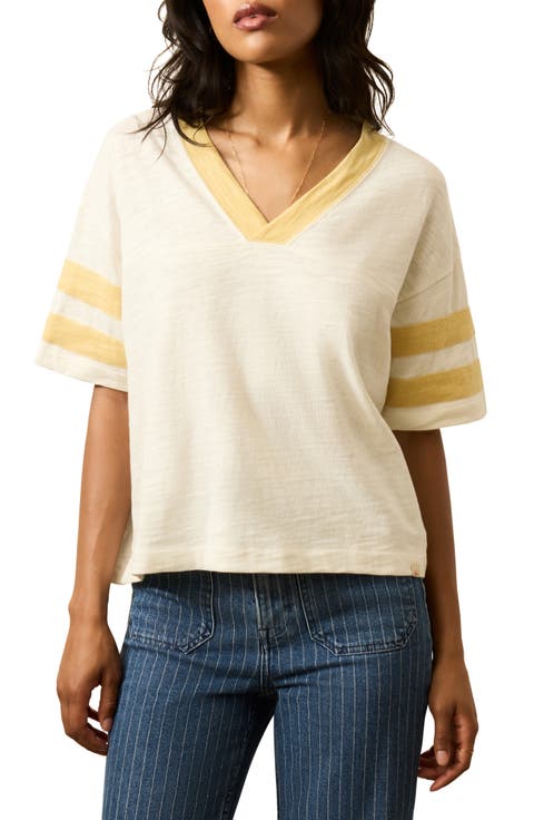 Varsity Stripe Organic Cotton T-Shirt