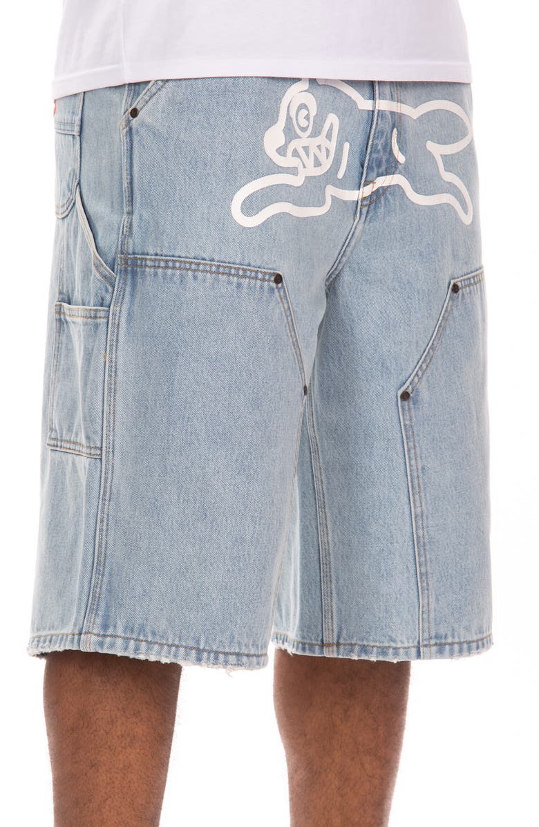 ICECREAM Angelo Denim Shorts, Alternate, color, Butter Pecan
