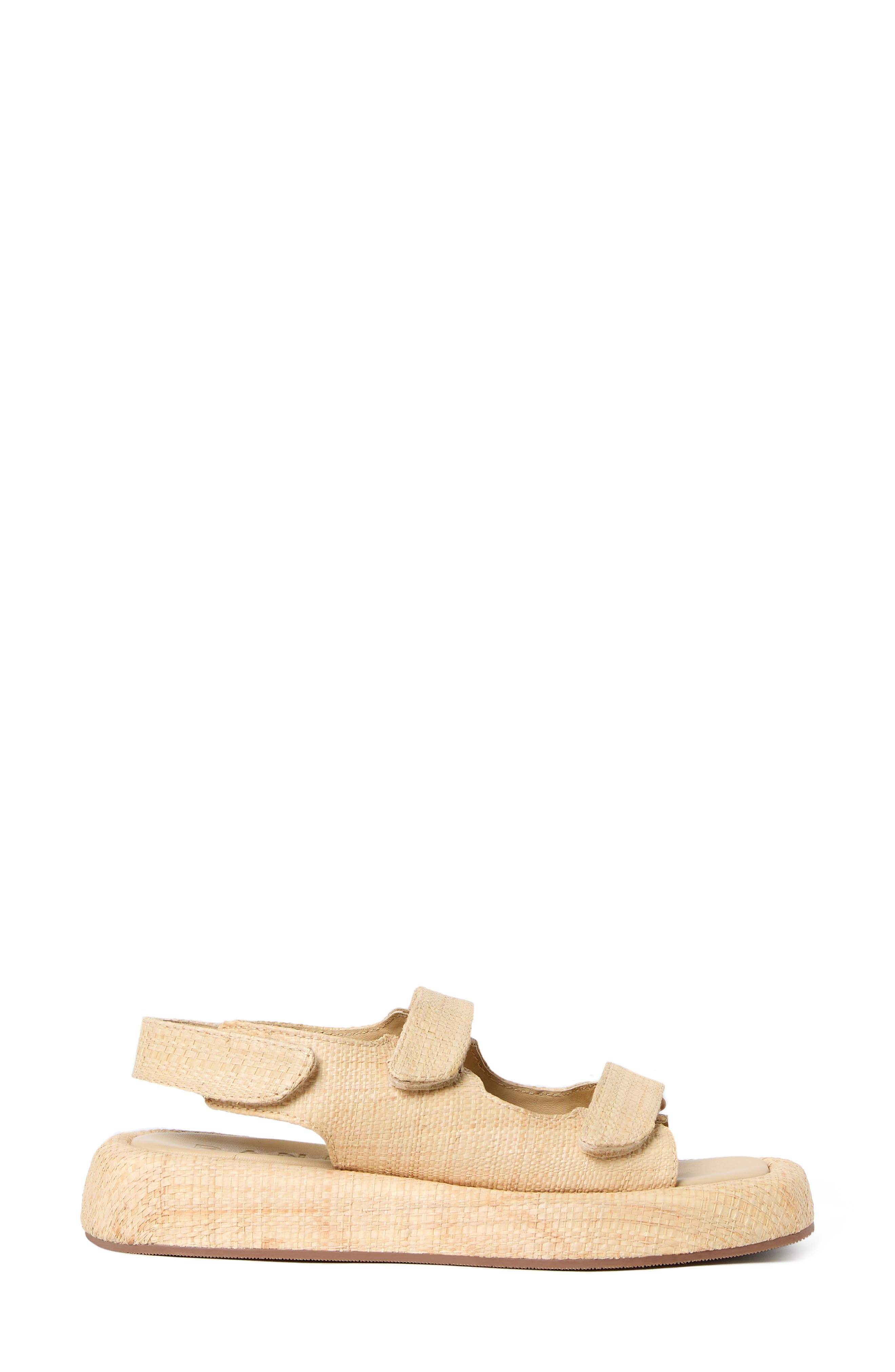 Blaise Platform Sandal, Alternate, color, NATURAL