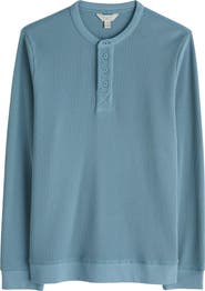 Seasalt Cornwall Brigantine Waffle Knit Organic Cotton Henley