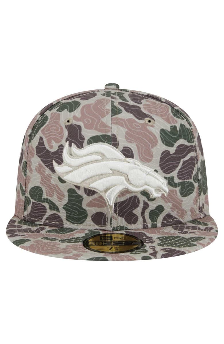 New Era Men's New Era  Denver Broncos Geo Camo 59FIFTY Fitted Hat, Alternate, color, 