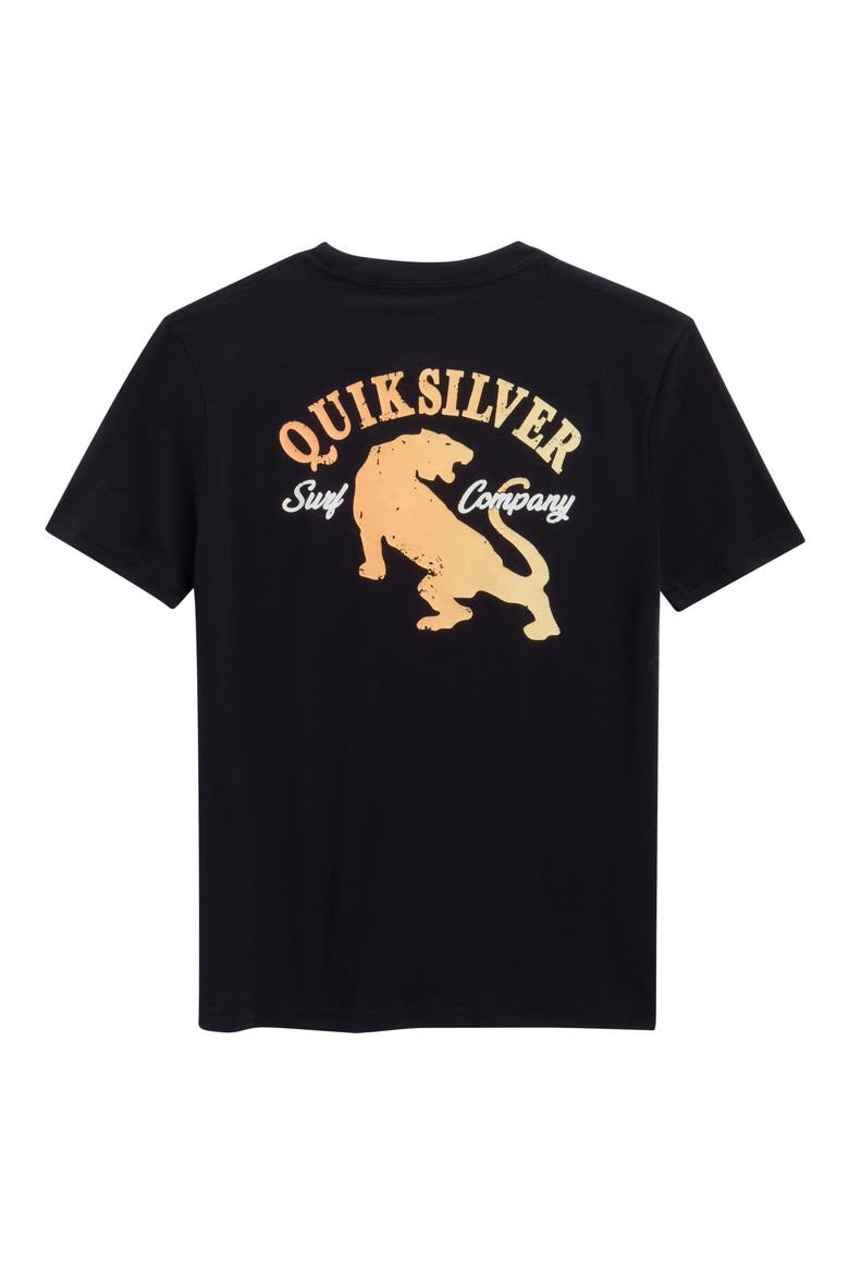 Kids' Jungle Bite Cotton Graphic T-Shirt, Alternate, color, BLACK