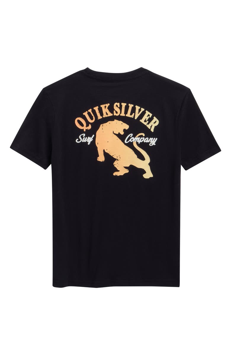 Quiksilver Kids' Jungle Bite Cotton Graphic T-Shirt, Alternate, color, Black
