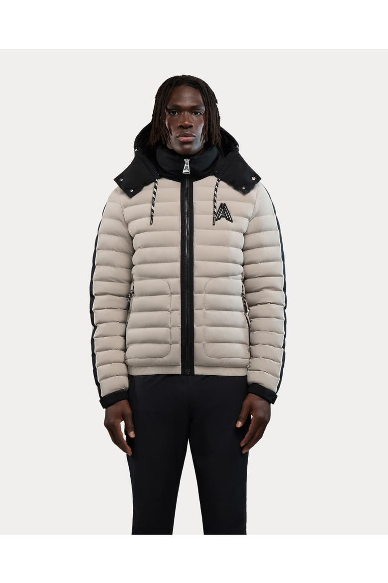 Uriage Lightweight Bomber Puffer, Main, color, Stone