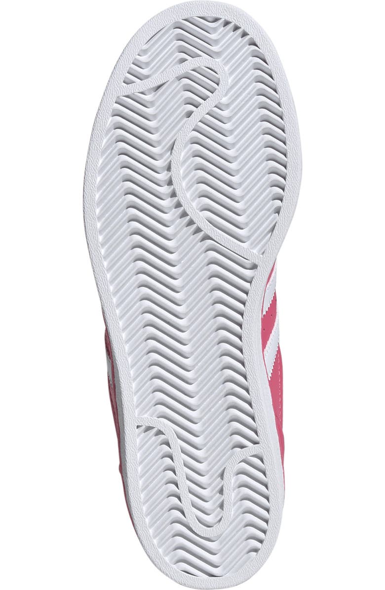 adidas Kids' Superstar Sneaker, Alternate, color, Pink Fusion/ White/ Black
