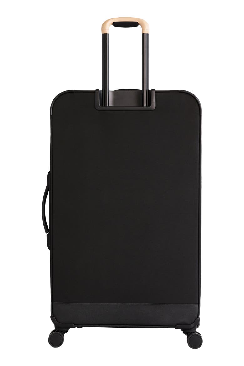 29-Inch Soft Sided Collapsible Spinner Check-In Luggage, Alternate, color, BLACK