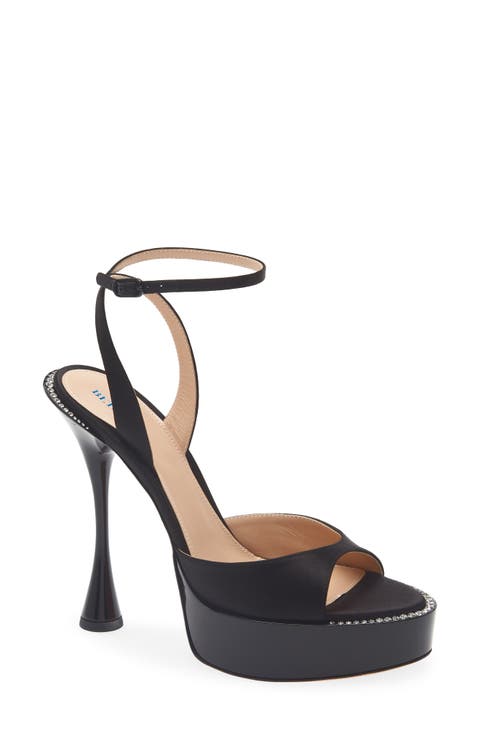 Alessandra Crystal Embellished Platform Sandal